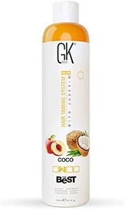 GK HAIR Global Keratin The Best COCO (10.1 Fl Oz/300ml) Smoothing Keratin Hair Treatment - Professional Brazilian Complex Blowout Straightening For Silky Smooth & Frizz Free Hair