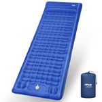 HiiPeak Strong Support Camping Sleeping Mat, Inflatable Sleeping Mattress 3.9 Inch Thickness Sleeping Pad with Pillow, Quick Inflation Ultralight Portable Sleeping Bed for Backpacking, Hiking, Picnic
