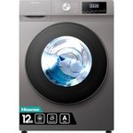 Hisense WFQA1214EVJMT 12kg Washing Machine with 1400 rpm - Titanium - A Rated