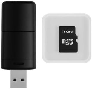 Rycixon 8GB Micro SD Card for 3D Hologram Fan Projector, Universal Replacement TF Memory Kit with USB Reader, Access to 1500+ 3D Video Cloud Library, Class 10 Speed for Advertising Display