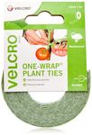 VELCRO Brand ONE-WRAP Plant Ties Tape, 12mm x 5m, Green - Reusable, Plant-Friendly Secure Solution For Tree Ties Straps, Plant Clips, VEL-EC60202,package may vary