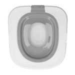 Glomora Cat Toilet Training Kit, Grey Durable ABS Universal Size Removable Trainer for Standard Toilets & Pet Care