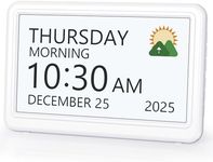 Digital Clock with Date and Week fo