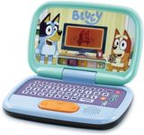 VTech Bluey Learning Laptop - Learning Computer with QWERTY Keyboard and Content on Shapes, Letters, Numbers and Logic and Much More - for Children Aged 3-6 Years