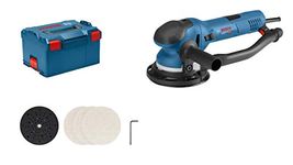 Bosch Professional GET 75-150 random orbital sander (750 W, sanding pad diameter: 150 mm, in L-BOXX)