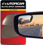 Utopicar Convex Blind Spot Mirrors 2 Pack - OEM Car Side Mirror Blindspot Eliminator Automotive Exterior Accessories - Adjustable Blind Spot Mirror - Universal Fit