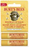 Burt's Bees 100% Natural Moisturizing Lip Balm, Beeswax - 2 Tubes, 2 Count, Value Pack
