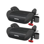Harmony Youth Booster Elite with UAS (2-Pack) – Backless Belt-Positioning Booster Car Seat with Energy-Absorbing EPE Foam, For Children 18–50 kg (40–110 lbs) - Black