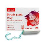 Sirona Period Made Easy Tampons - 20 Piece | For Super Heavy Flow | Biodegradable Tampons | FDA Approved