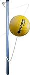 Park & Sun Sports Portable Outdoor Tetherball Set with Carrying Bag and Accessories (3-Piece Tri-Pod Base/Pole)