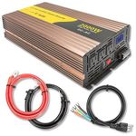 2000W Sump Pump Battery Backup Power System with LCD Display for Emergency and Power Outage, Auto Switches Battery Backup for Sump Pump Continuous Operation…
