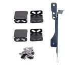 3 Fan Mount Rack PCI Slot Bracket+20 Screw+4 Connector for Video GPU Card Cooler