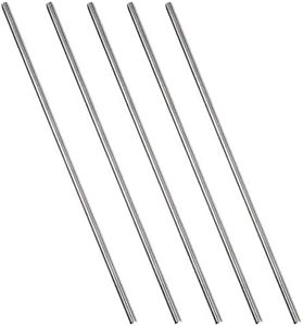 5Pack M6-1.0MM 304 Stainless Steel Fully All Threaded Rod Studs 250MM Long Threaded Screw, Right Hand Thread Bar Studs Rods for Anchor Bolts, Clamps, Hangers, U-Bolts