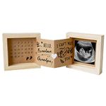 Yudarte First Time Grandparents Keepsake Gifts - Pregnancy Announcement for Grandma and Grandpa - Grandparents Baby Announcement Sonogram Ultrasound Picture Box