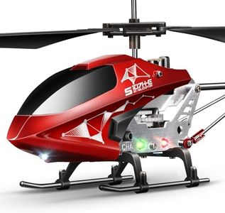 S107H-E RC Helicopter with Altitude Hold, 3.5 Channel, Gyro Stabilizer - For Kids and Beginners