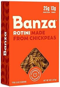 Banza Chickpea Pasta - High Protein Gluten Free Healthy Pasta - Rotini (8 oz)