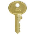 Master Lock 2208 Replacement Keys: 2 Keys