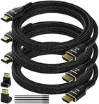 4K HDMI Cable 4 Feet (3 Pack), Ultr