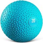 Yes4All Fitness Slam Medicine Ball Triangle 20lbs for Exercise, Strength, Power Workout | Workout Ball | Weighted Ball | Exercise Ball | Trendy Teal