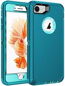 Regsun for iPhone 6s Plus Case,iPhone 6 Plus Case,Built-in Screen Protector, Shockproof 3-Layer Full Body Protection Rugged Heavy Duty High Impact Hard Cover Case for iPhone 6s Plus 5.5 inch,Blue