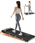 Walking Pad with Incline, 4 in 1 Under Desk Treadmill, 2.5HP Walking Treadmills for Home & Office, Walking Pad with Remote Control, LED Display