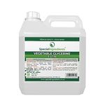 Vegetable Glycerine 5 Litre - Premium Quality Food Grade, Vegan, Non GMO, Natural Humectant, Fragrance Free - Recyclable Container