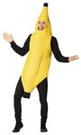 Rasta Imposta Ultimate Banana Fruit Costume Adult Unisex One Size,Yellow