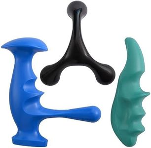 Herramienta de Masaje de Tejido Profundo Herramienta de masaje de mano mini masajeador protector de pulgar Herramientas de Automasaje para Masaje Espalda Cuello Hombros Manos Pies 3 Piezas