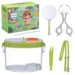 Kssvzz Bug Catcher Kit for Kids, Bug Catching Kit with Magnifying Glass, Bug Collecting Kit for Kids, Outdoor Explorer Kit Outdoor Toys for Boys Girls 3-12 Year Old