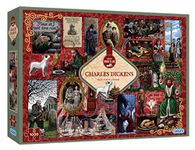 Book Club: Charles Dickens | 1000 Piece Puzzle | Literature Jigsaw | Sustainable Jigsaw Puzzle for Adults | Premium 100% Recycled Board | Great Gift for Adults | Gibsons Games