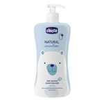 Chicco Natural Sensation Baby Shampoo with Natural Extracts of Aloe & Sweet Almond Oil, 500ml| Gentle on Scalp | No Tears Formula |No Harmful Ingredients |Dermatologist & Pediatrician Approved