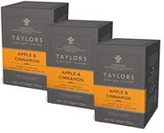 Taylors of Harrogate Apple & Cinnamon Tea 3 x 20 Individually Wrapped & Tagged Tea Bags