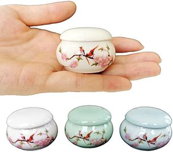 LitLife Mini Hummingbird Urns for Human Ashes Set of 4 - Small Keepsake Cremation Urns for Sharing Adult Ashes Dog Cat Ash Holders - Miniature Pets Memorial Ceramic Funeral Urn for Your Loved One