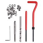 Wolfride 30PCS M5 Thread Repair Kit M5 x 0.8mm Helicoil Insertion Tool Thread Restoring Kit