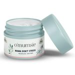 O'mumsie- Headache Soother Balm | Pregnancy Safe Aromatherapy Experience | Migraine & Stress Relief, With Peppermint, Lavender, Rosehip Extract | A Sense Of Relaxed Well-being | 50ml