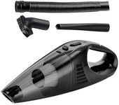 Aoeeki Handheld Vacuum Cordless Cleaner, Car Hand Held Vacuum with USB Charging Port, Big Suction Low Noise Lightweight Rechargeable Vacuum for Car Pet Hair Home Black