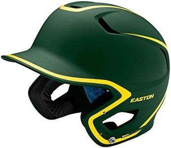 EASTON Z5 2.0 Baseball Batting Helmet, Senior, Matte Green/Gold