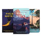 Field Notes National Parks Series (Series F 3-Pack - Glacier, Hawai'i Volcanoes, Everglades)