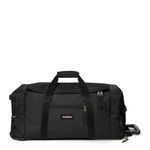 Eastpak Leatherface M + Wheeled Luggage, 68.5 x 32.5 x 34.5 cm, 69 L - Black (Black)