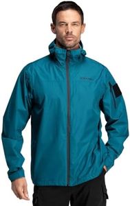 Baerskin Heavy-Storm Rain Jacket 2.0 – 20,000mm Waterproof Packable Rain Shell, PFAS-Free Breathable Tactical Hiking Jacket, 3-in-1 Hoodie Compatible, Men’s Outerwear