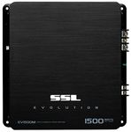 Sound Storm Labs EV1500M Evolution 1500 Watt, 2 Ohm Stable Class A/B, Monoblock, MOSFET Car Amplifier with Remote Subwoofer Control