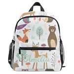 Emelivor Custom Animal Kids Toddler Backpack for Boys Girls Preschool Bookbag, Animal01, One Size, Travel Backpacks