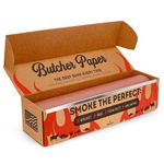 Bryco Goods, LLC Pink Butcher Paper Roll With Paper Dispenser Box - 18 Inch by 175 Foot Roll of Food Grade Peach Butcher Paper for Smoking Meat - Unbleached, Unwaxed and Uncoated Kraft Paper Roll