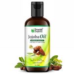 Dravida Organics� Pure Cold Pressed Jojoba Oil for Skin & Hair - Virgin & Unrefined - 100ml