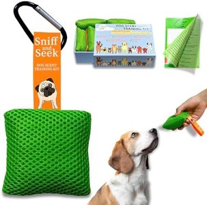 Dog scent training kit,Dog Brain Games, Hide and Seek Dog Toys, Dog Games - Fun Nose Work for Dogs, Sniff and Seek Dog Sniffing Toys , Dog Nosework Kit, Scent Work Kit for All Ages Dog (Green)