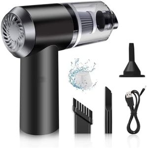 Eloxee 3IN1 Portable Car Vacuum Cleaner with Blower | USB Rechargeable Wireless Handheld Car Vacuum Cleaner Traveling, Camping Reusable,Portable,Rechargeable (3 in 1 CAR Vacuum)