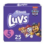 Luvs Ultra Leakguards Disposable Diapers Size 5, 25 Count, JUMBO