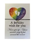 Dios Designs Fertility Wish For You - Wish Bracelet, Badge, Magnet, Keyring or Mirror DD080 (Wish Bracelet)