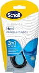 Scholl In-Balance Heel Orthotic Insole, Large Size, 9 - 11