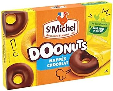 St Michel Doonuts, Nappés Chocolat, 6 Donuts, 180g